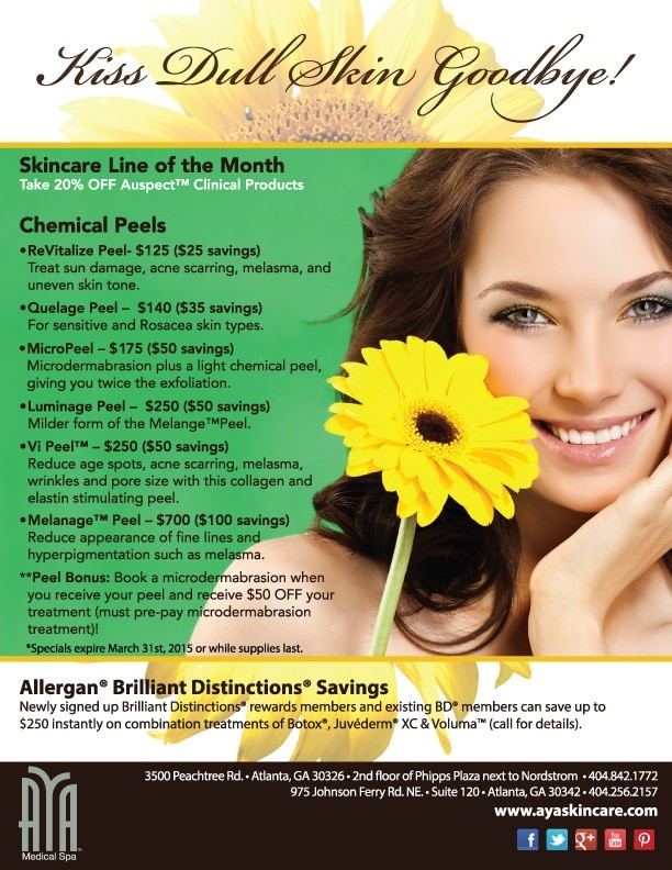 Kiss Dull Skin Goodbye with March Skincare Specials