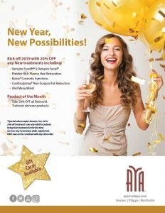 Start the New Year in Style at AYA™ Medical Spa