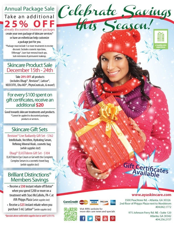 Celebrate December Savings at AYA this Season