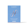 A blue package with the brand name Hydrinity written in white, with the product name Restorative HA Masque highlighted in larger, bolder lettering.