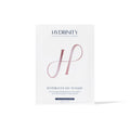 A packaged skin care product labeled 'Hydrinity Restorative HA Masque' with a stylized H logo in pink on a white background.