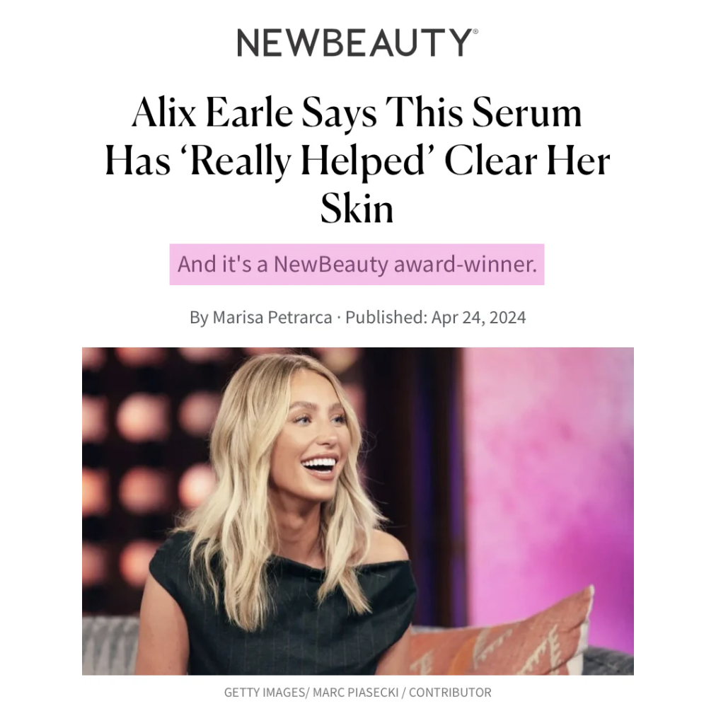 Alix Earle says this serum has really helped clear her skin
