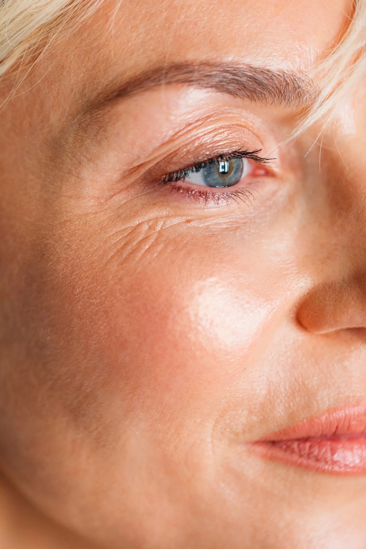 Side profile of a woman's face, alternate pose